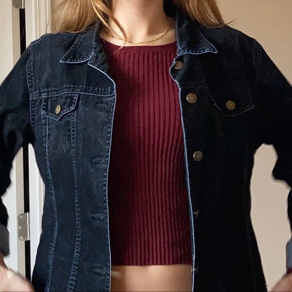 Velvet jean jacket - Picture 6 of 6